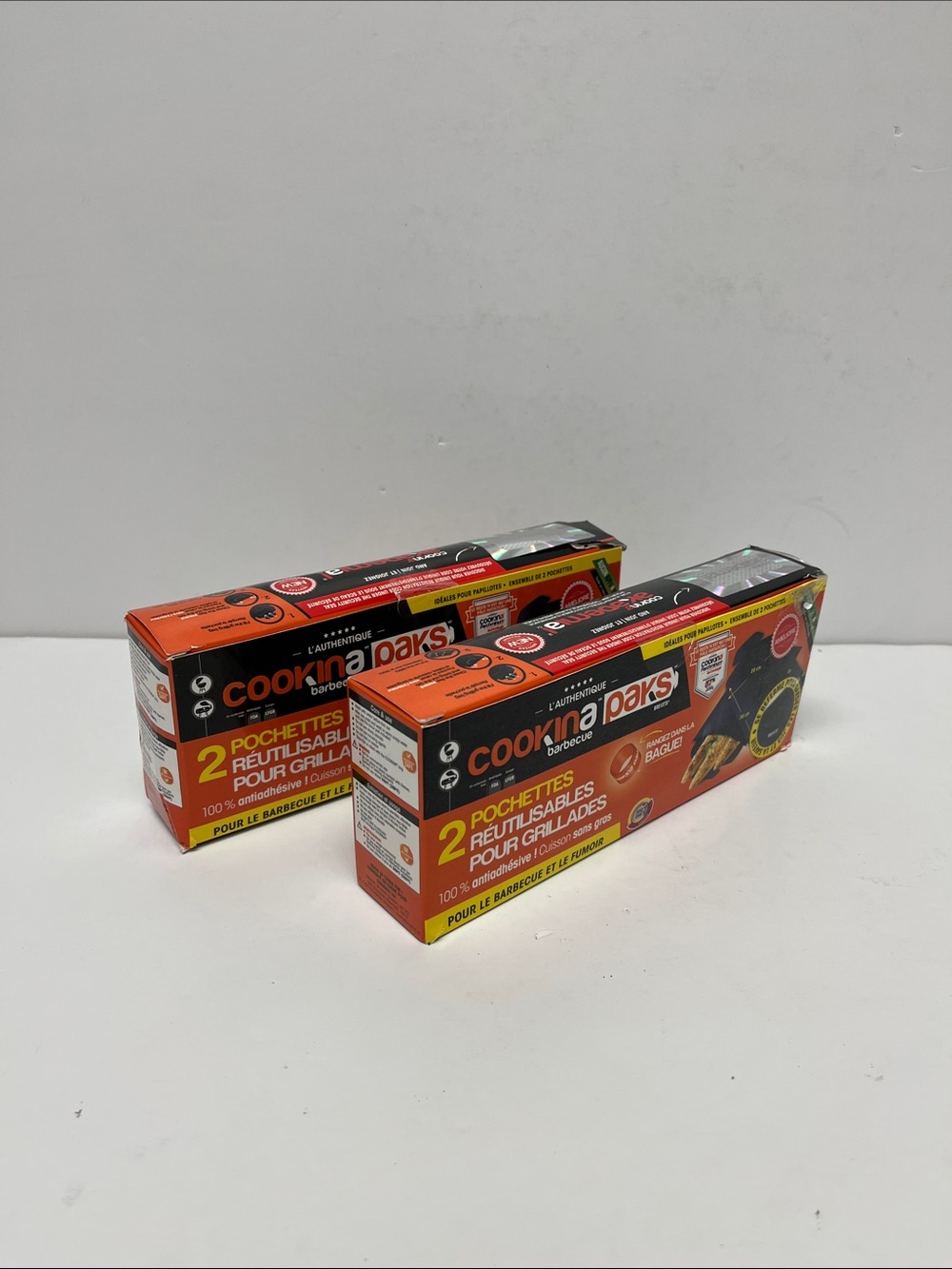 Cookina Paks Reusable Grill Bags (2-Pack) - Lot of 2